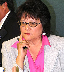 Elouise Cobell of the Blackfeet Nation of Montana and lead plaintiff in the Indian trust fund lawsuit. File Photo NSM.