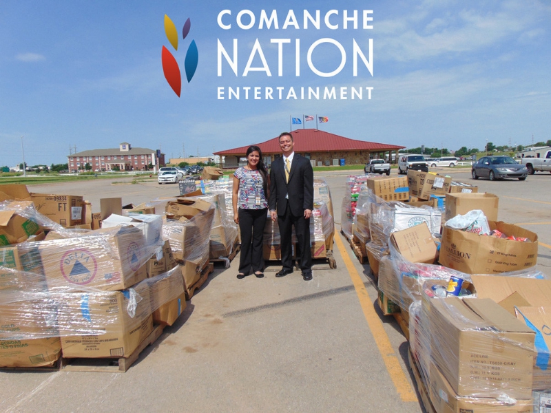 Comanche Nation casino employees and patrons rally after flood