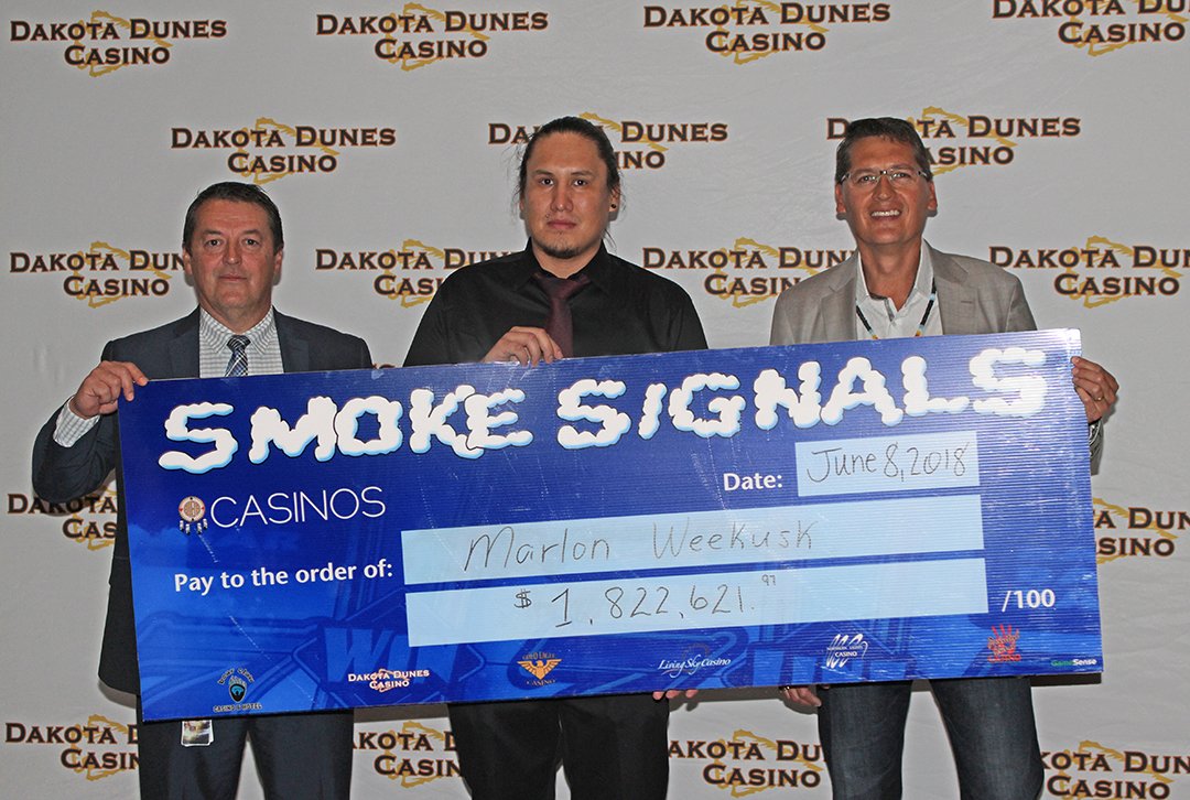 Whitecap Dakota First Nation awards largest casino jackpot of $1.8 million