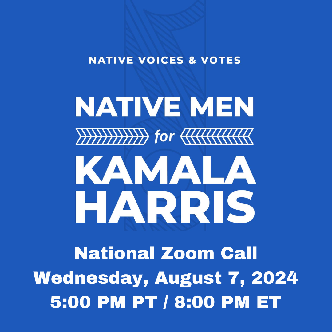 Native Men For Kamala Harris