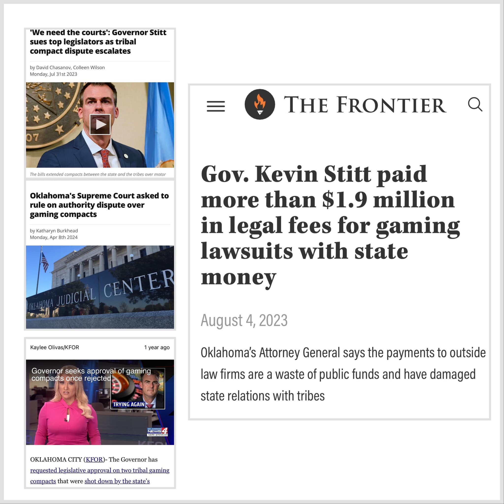 Kevin Stitt Headlines