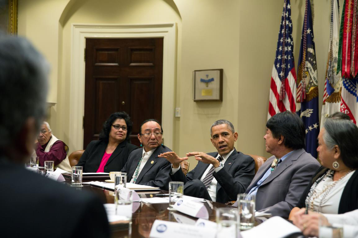 President Obama welcomes 12 tribal leaders to White House