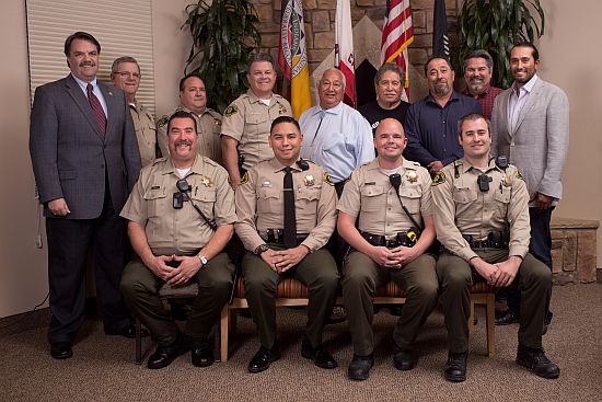 Chumash Tribe welcomes county sheriff deputies to reservation
