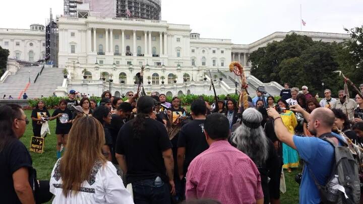 San Carlos Apache Tribe lands in DC to rally for sacred site