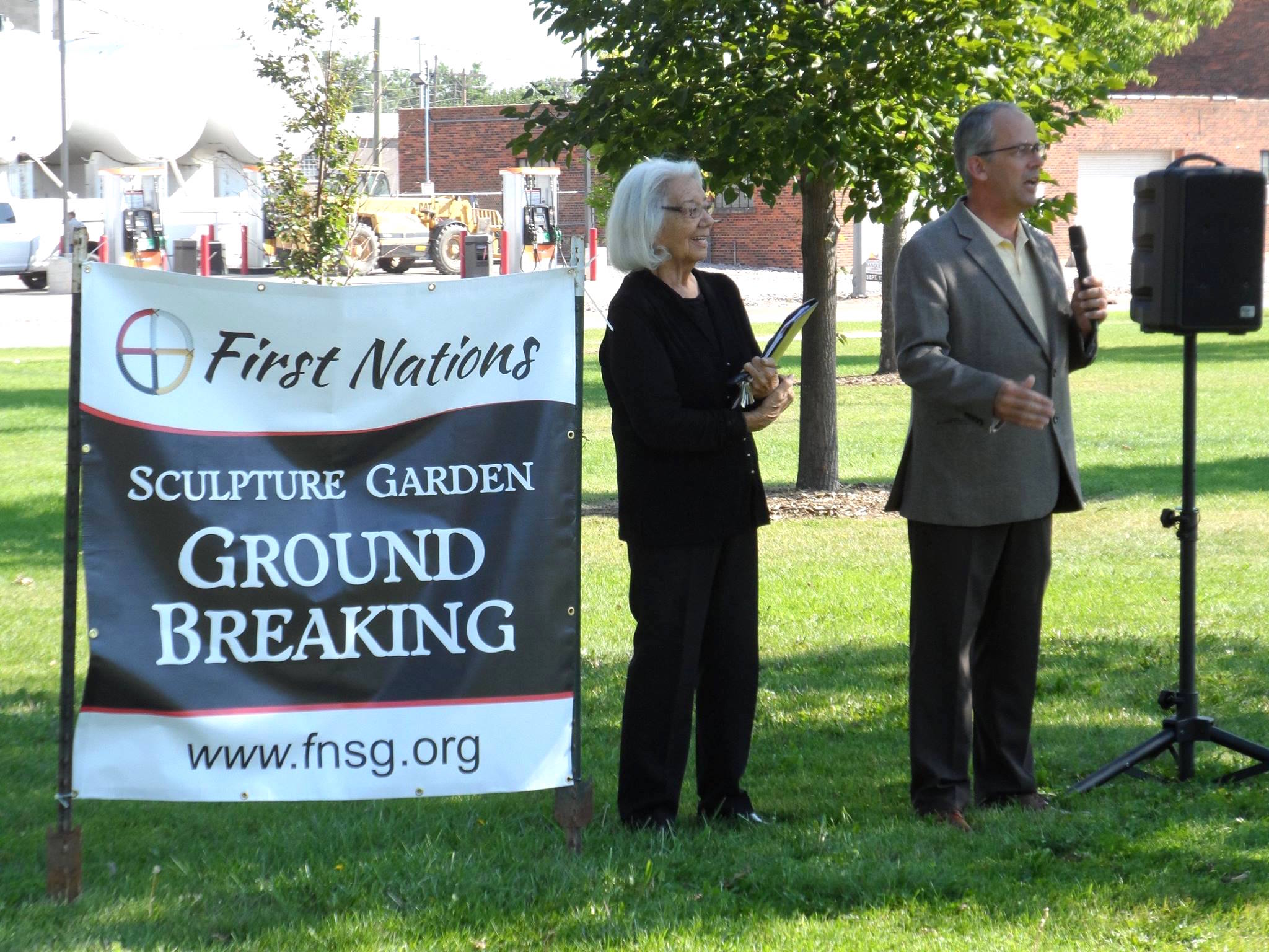 Native Sun News: First Nations Sculpture Garden breaks ground