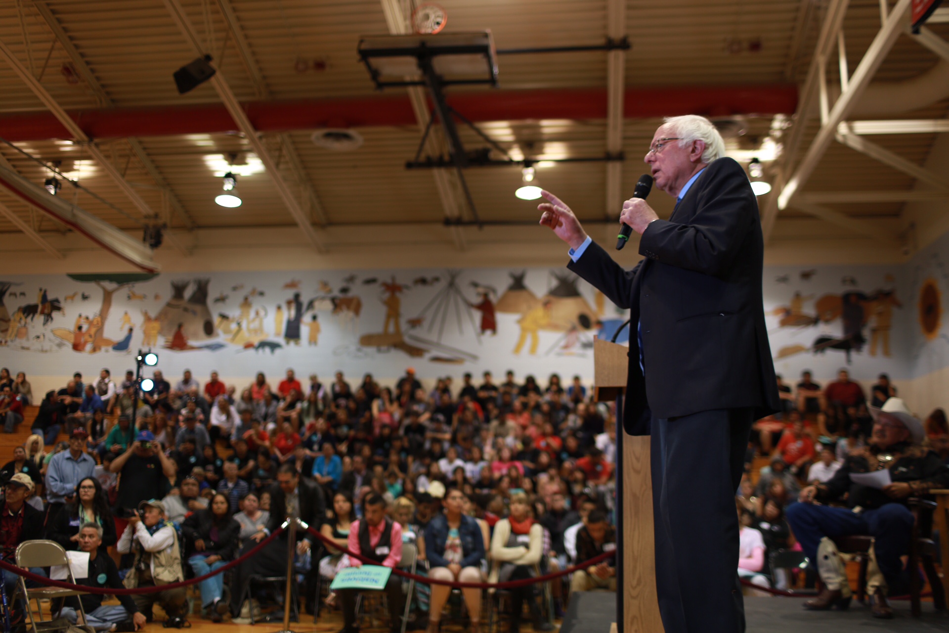 LaDonna Harris and Samuel Goodhope: Bernie Sanders shares our cultural values