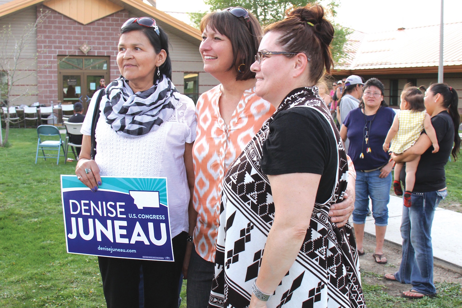 Native Sun News: Denise Juneau campaigns in Cheyenne country