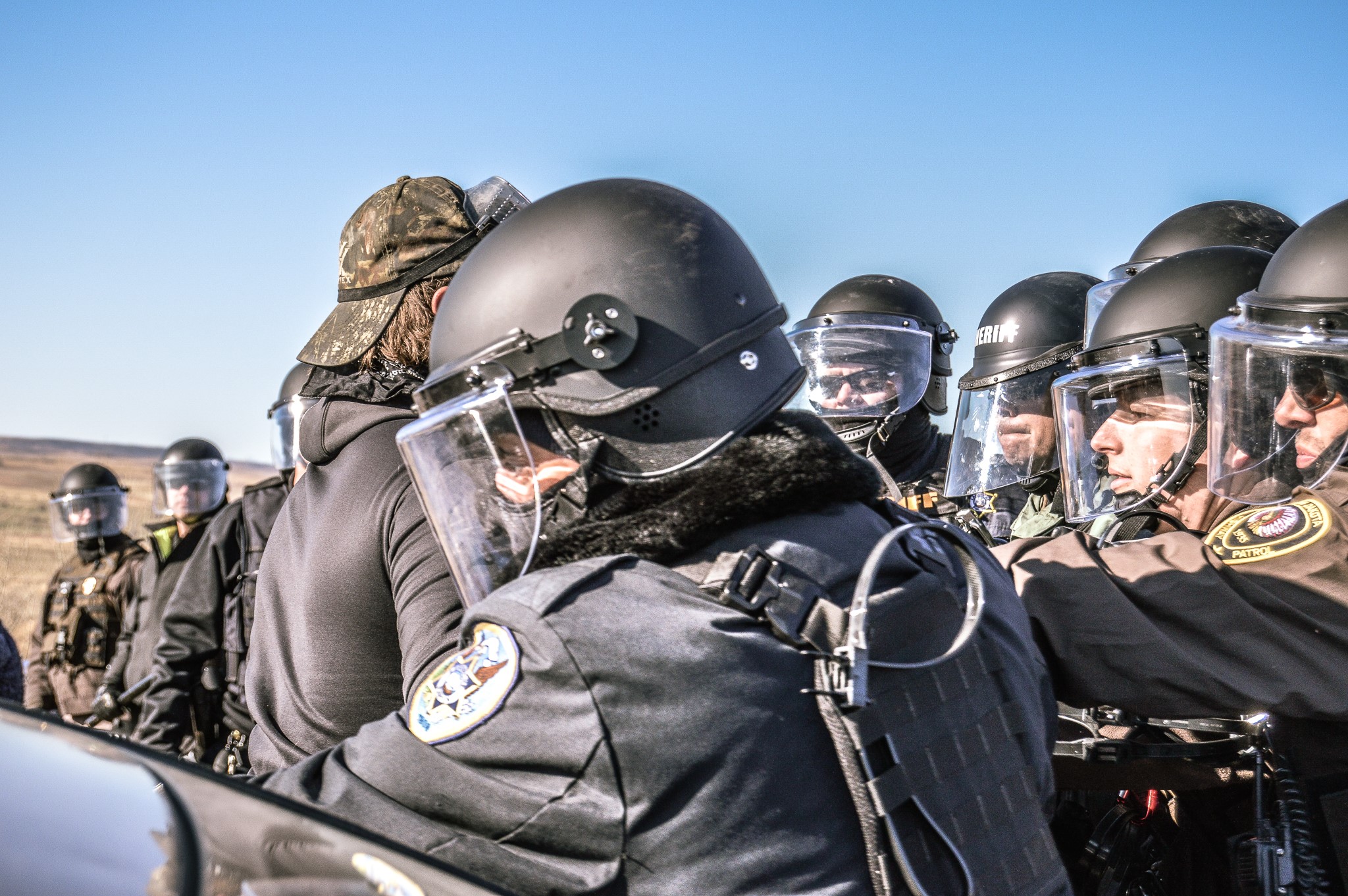 Brandon Ecoffey: South Dakota officers abuse water protectors