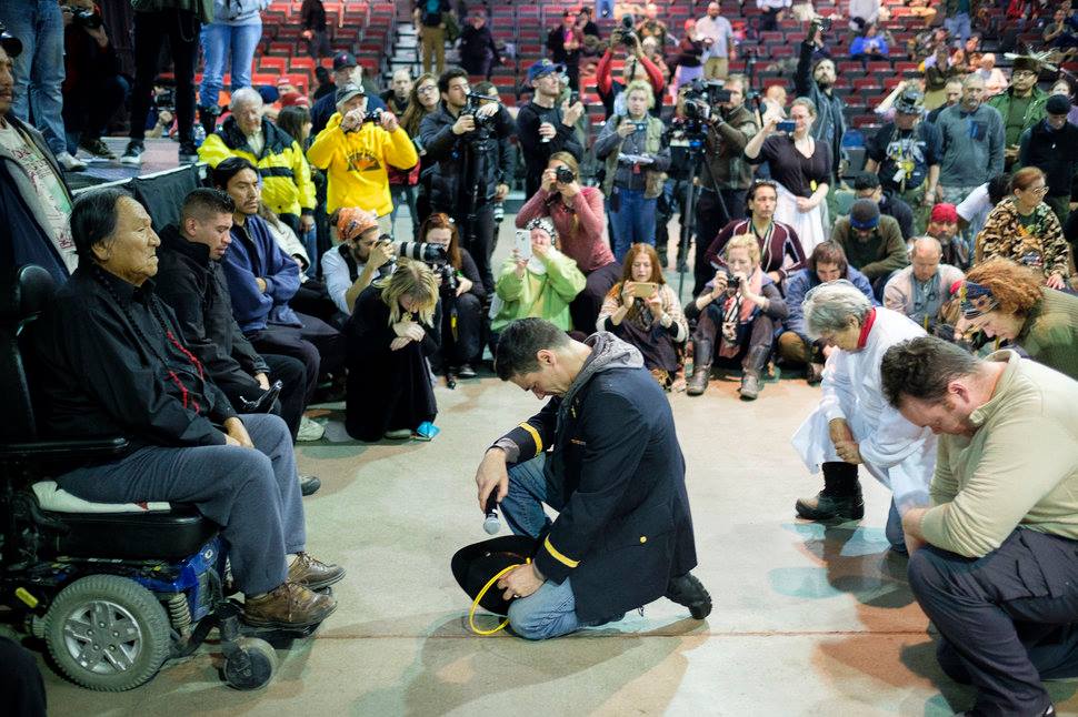 Common Dreams: Veterans ask for forgiveness at Standing Rock