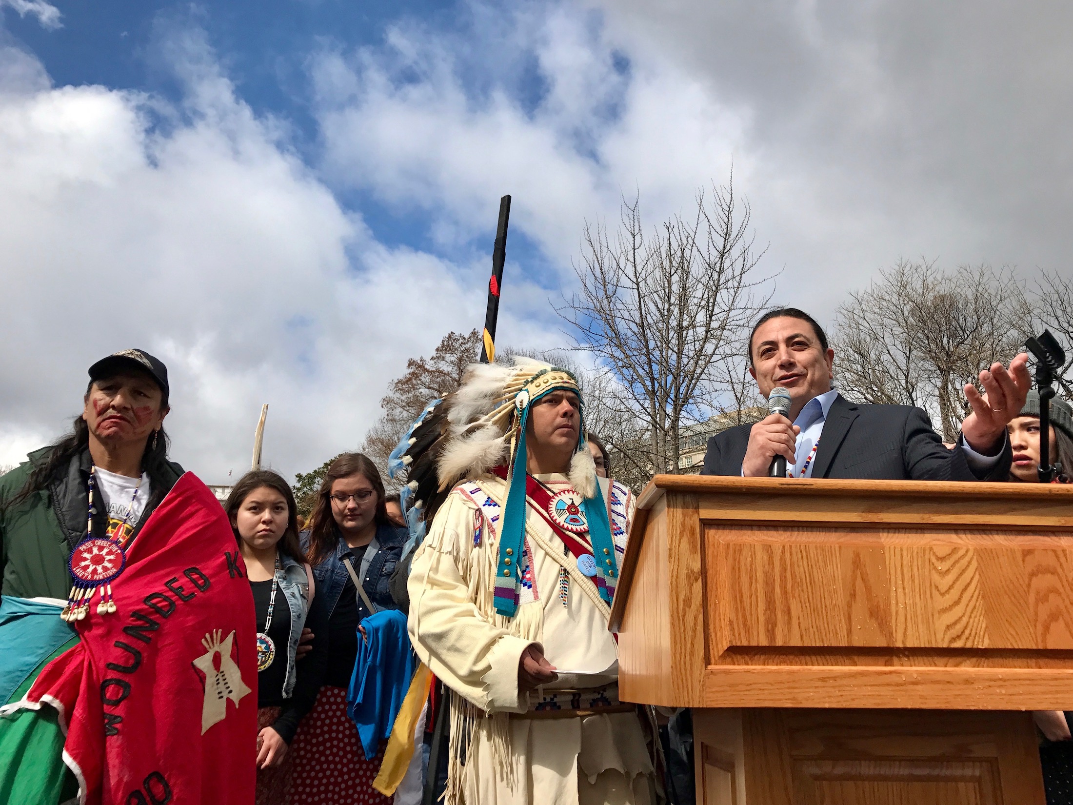 Recap Large crowd for Native Nations Rise rally at White House