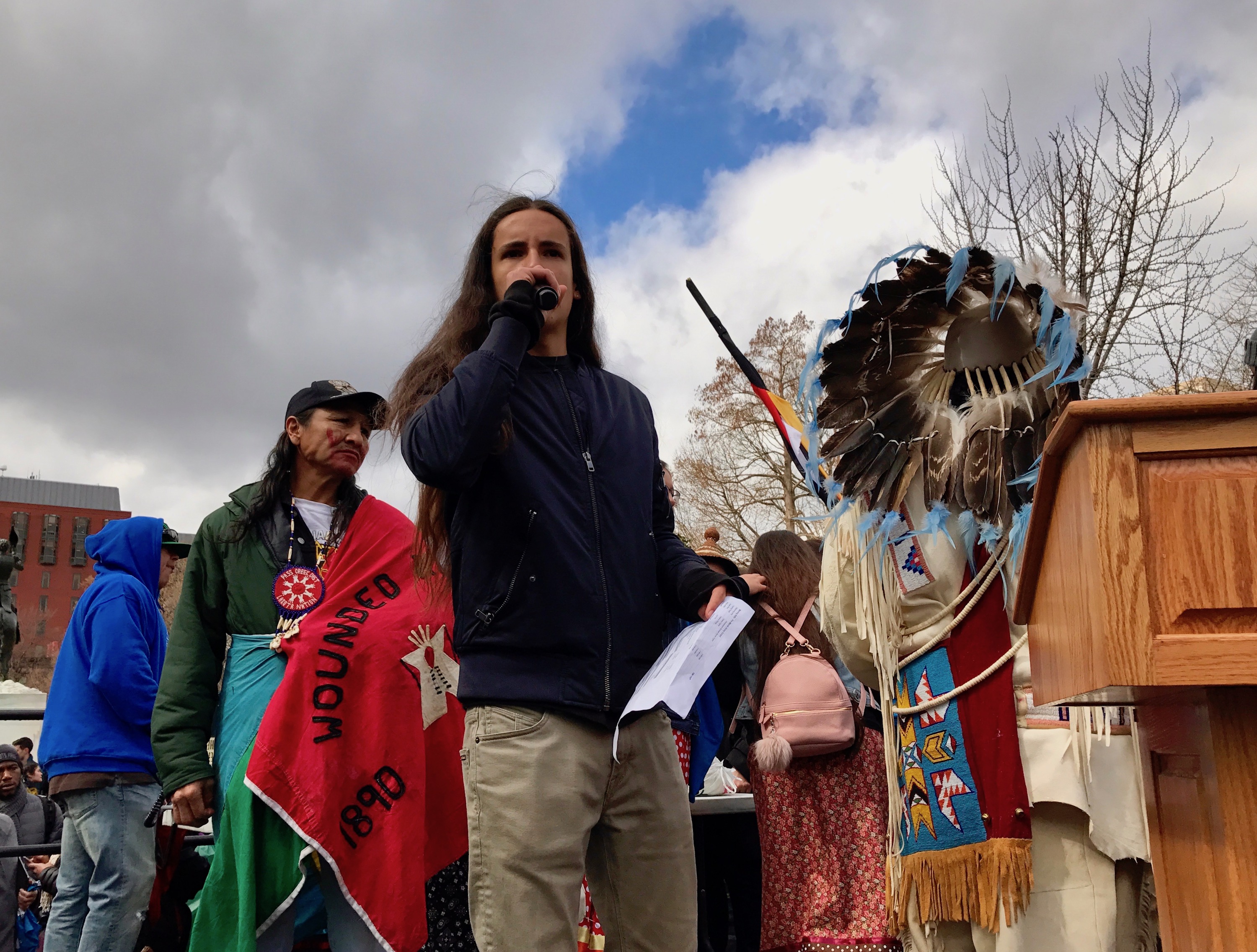 Young indigenous activist fights Trump administration in climate change lawsuit