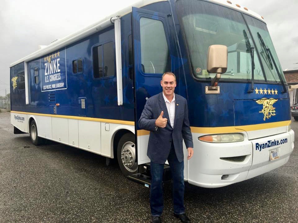 Secretary Zinke sold motor home at half price to Republican seeking Trump job