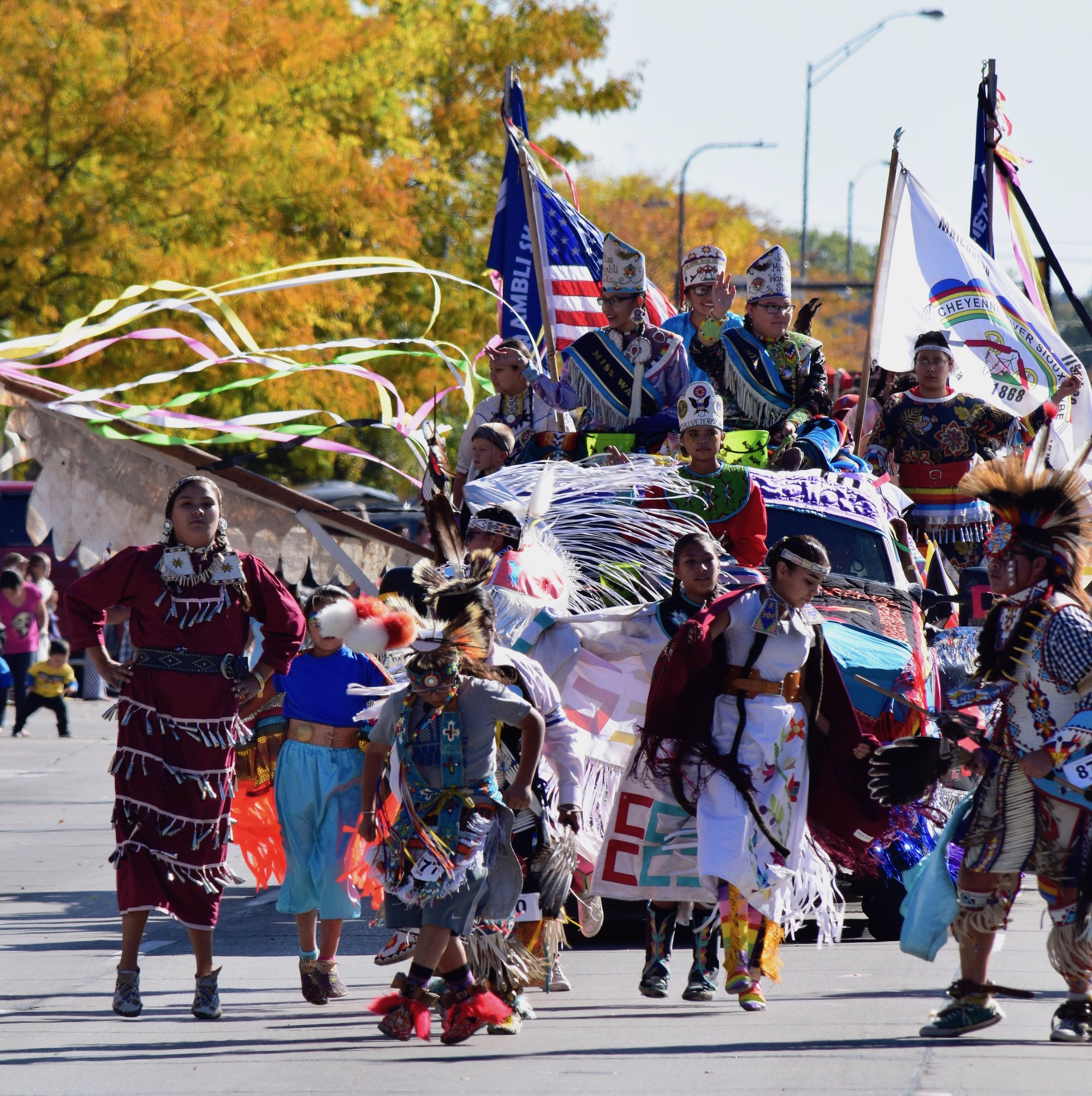 Native Sun News Today Rapid City turns out for Native American Day parade