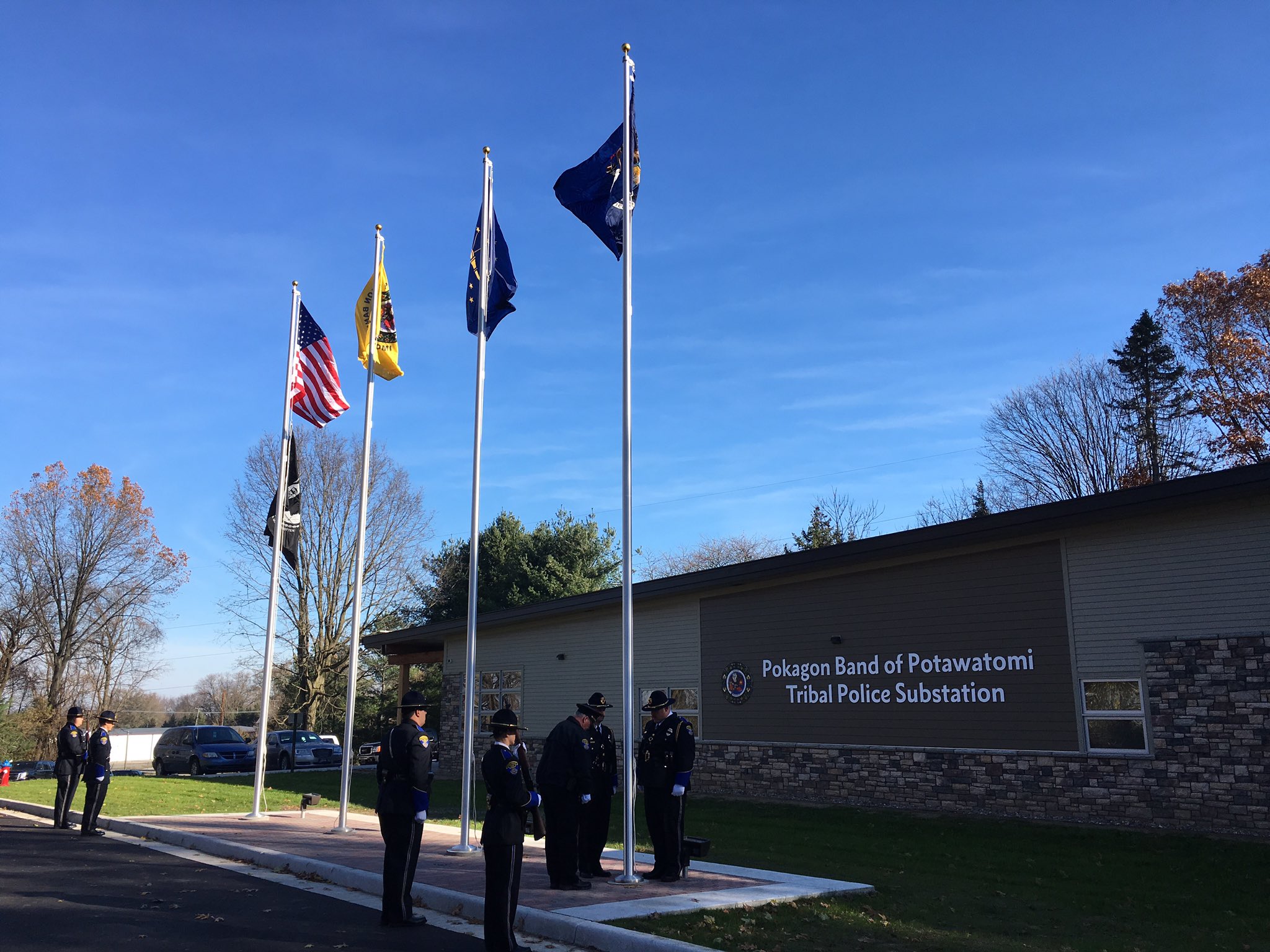 Pokagon Band debuts police station to service site of new casino in Indiana