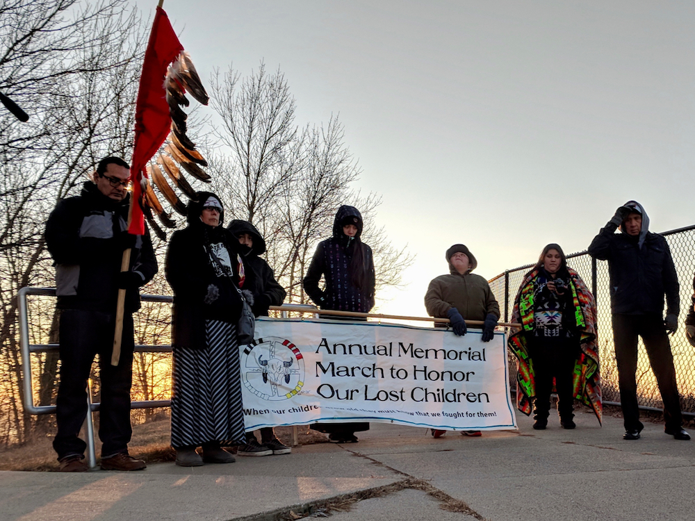 'Stand up, fight back!' -- Annual march to honor lost Native children continues