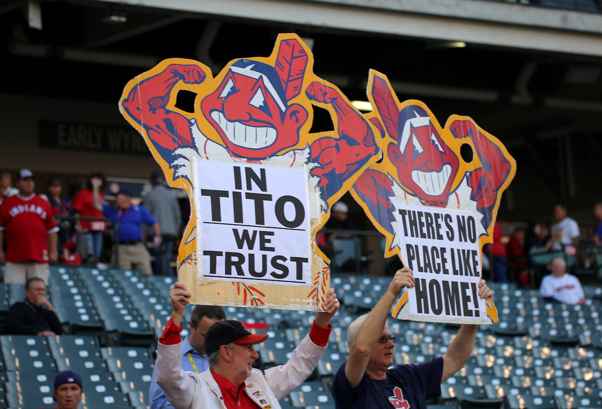 Chief Wahoo makes last Opening Day appearance on a Tribe uniform