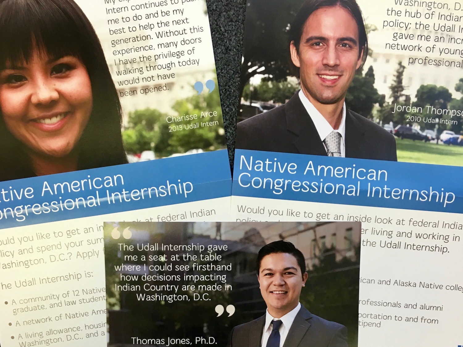 Native students selected for prestigious internships in nation's capital
