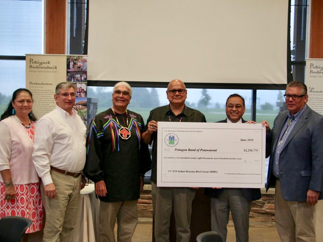Pokagon Band celebrates influx of $2.3 million in federal housing funds