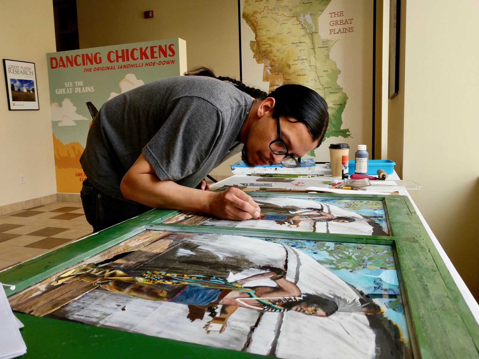 Winnebago artist Henry Payer taps into tribal history