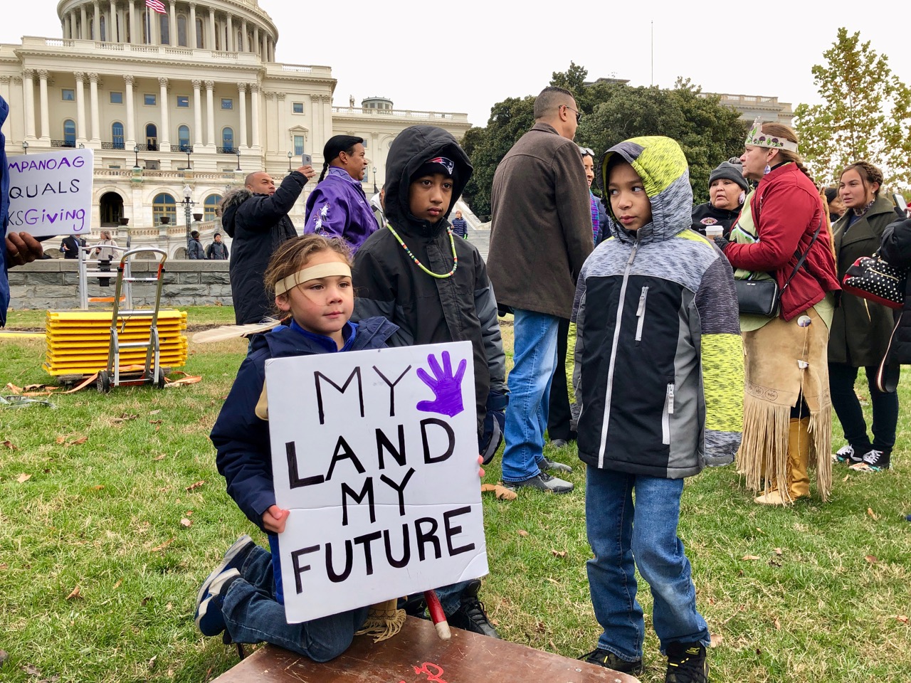 Recap: #StandWithMashpee march for the Mashpee Wampanoag Tribe