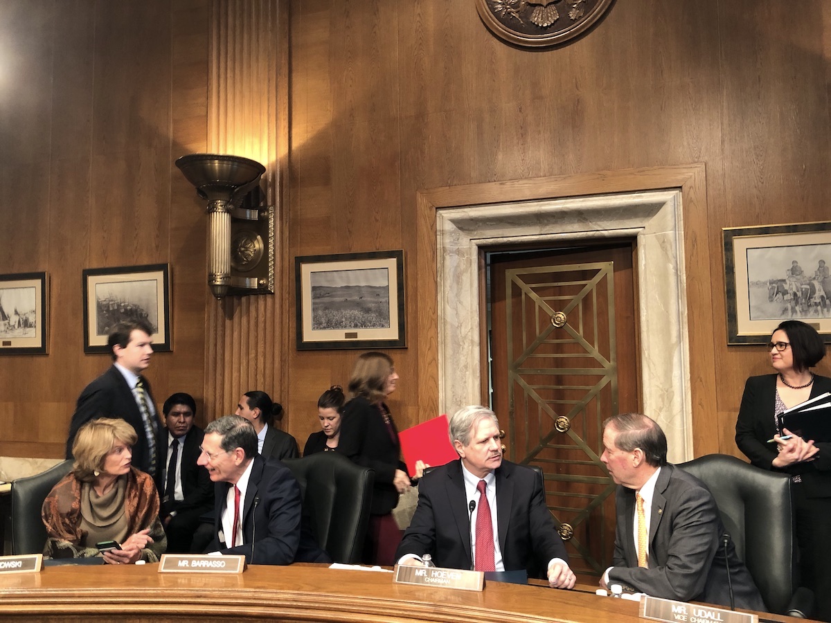 Senate Committee on Indian Affairs schedules second business meeting