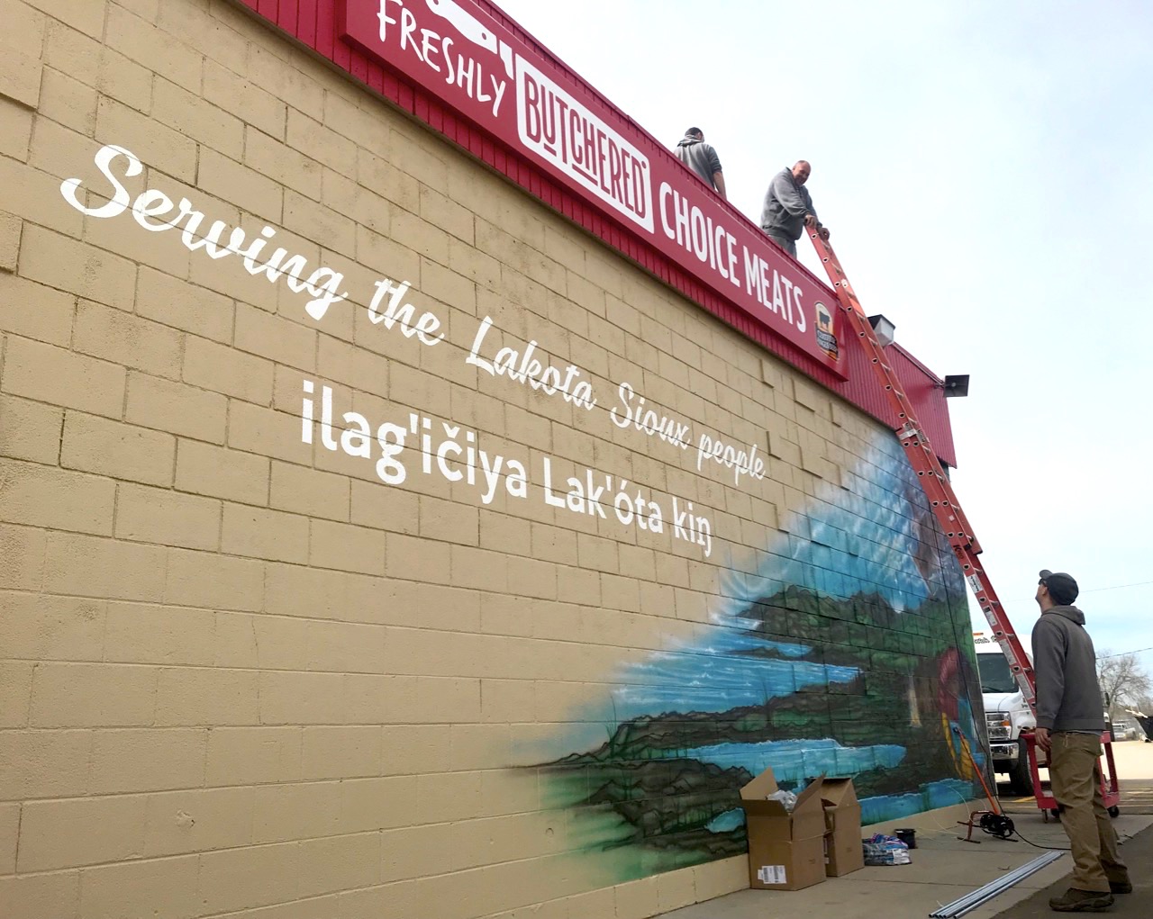 Oglala Sioux Tribe reopening of grocery store on Pine Ridge