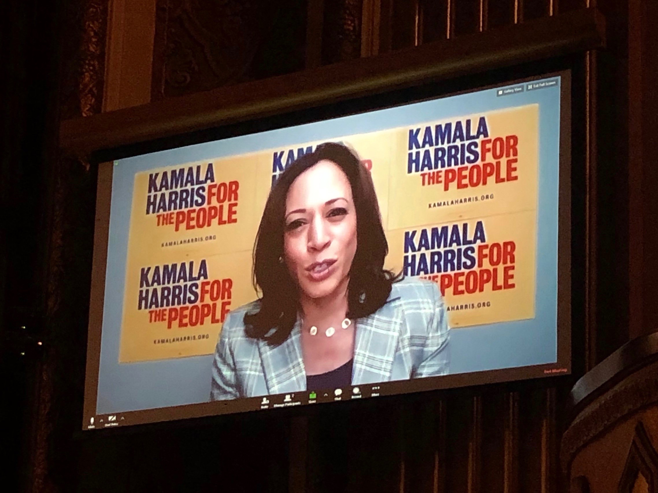 AUDIO/VIDEO: Kamala Harris at Frank LaMere Native American Presidential Forum