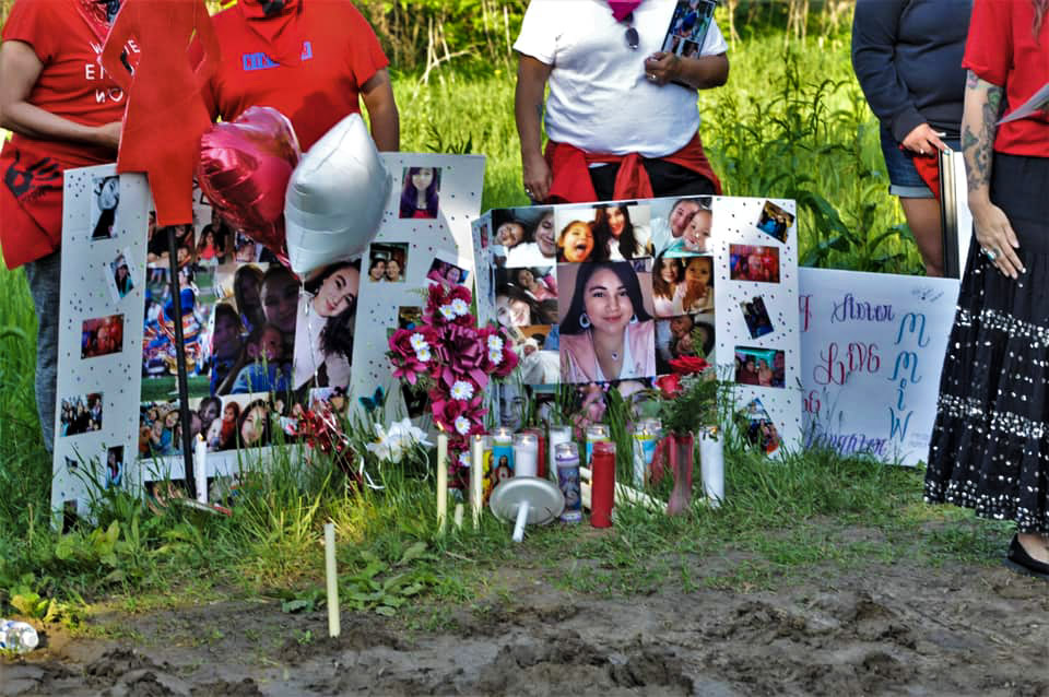 'Bring Kozee home': Vigil held for Native woman murdered on Winnebago Reservation