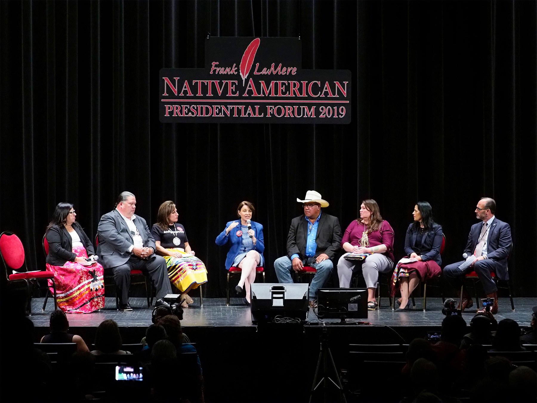 AUDIO/VIDEO: Amy Klobuchar at Frank LaMere Native American Presidential Forum