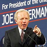 WEEK IN REVIEW:    Sen. Joe Lieberman (D-Conn.) joins presidential race.    Photo  Reuters.