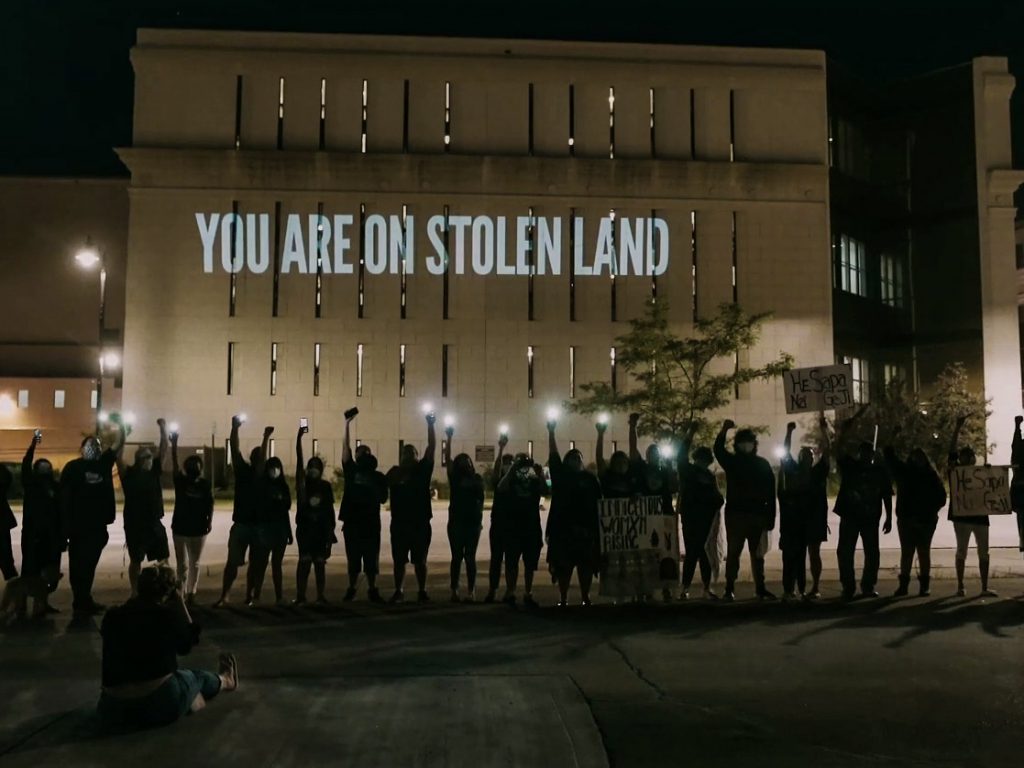'You Are On Stolen Land'