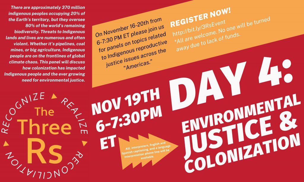 Environmental justice and colonization
