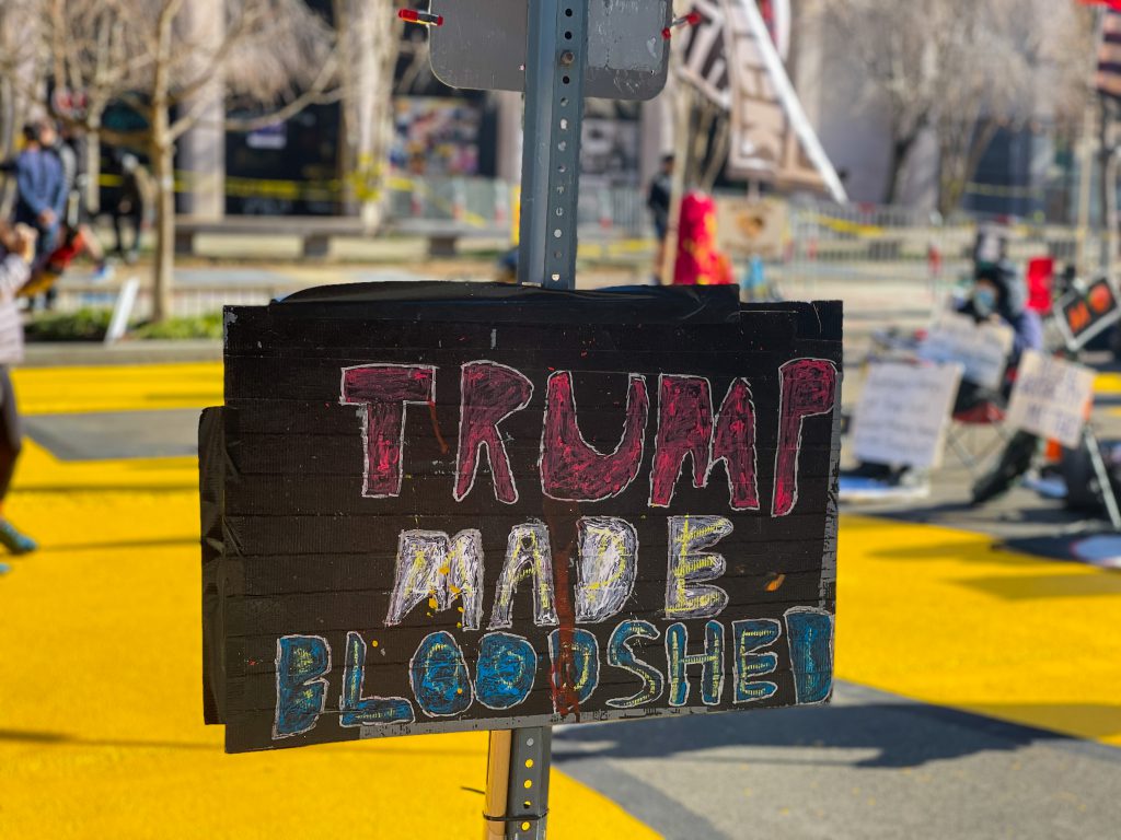 donaldtrumpmadebloodshed