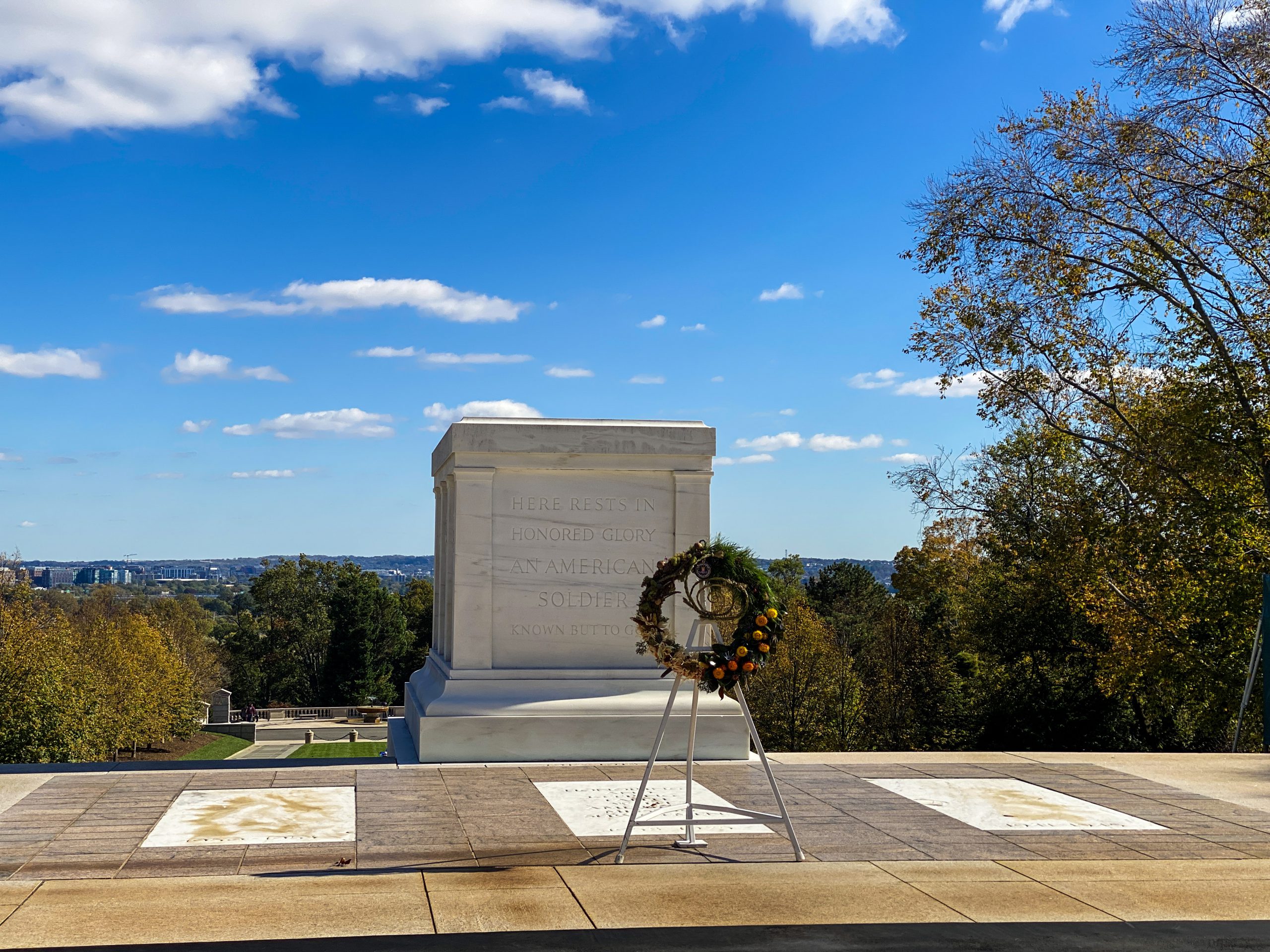 tomb of the unknown soldier wreath by shayai lucero