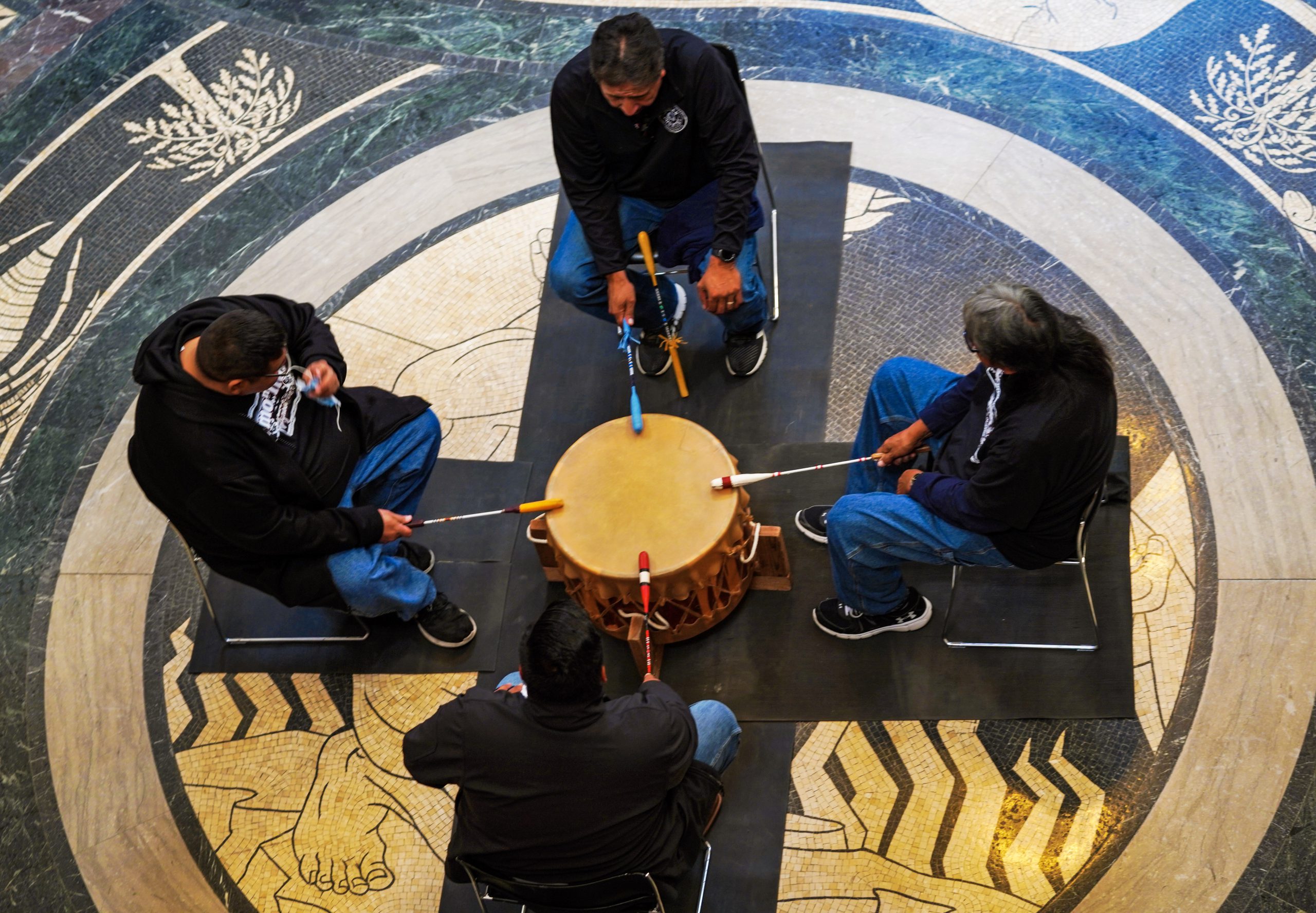 Indigenous Peoples Day Drummers