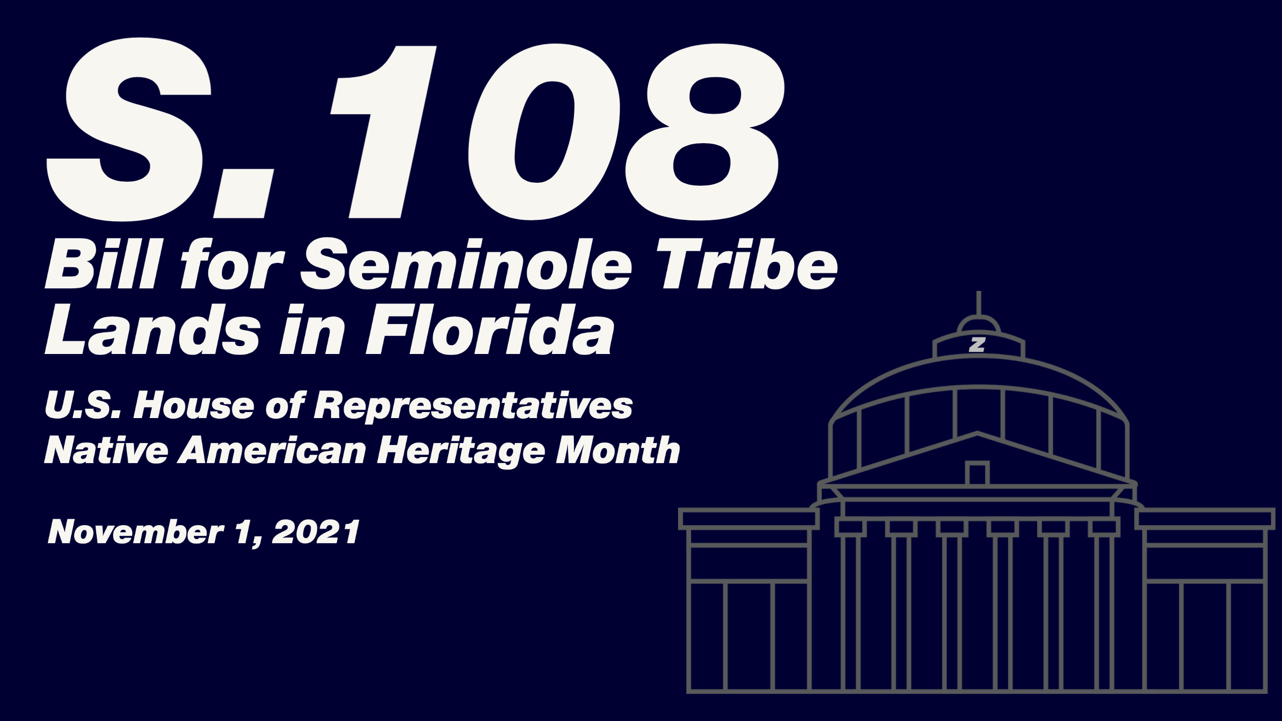 S.108 - Authorizing Seminole Tribe to lease or transfer certain lands