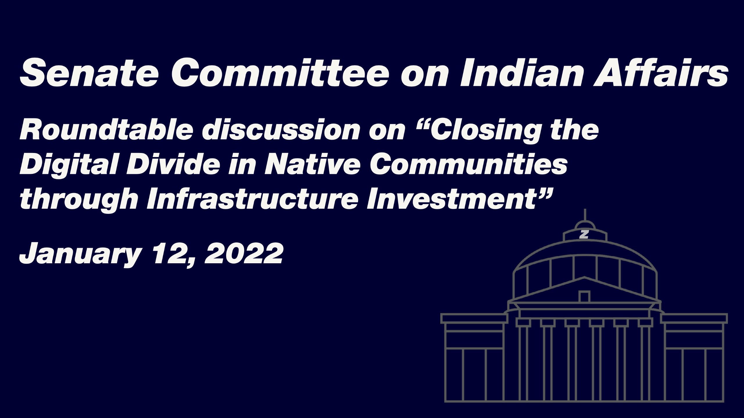 Senate Committee on Indian Affairs