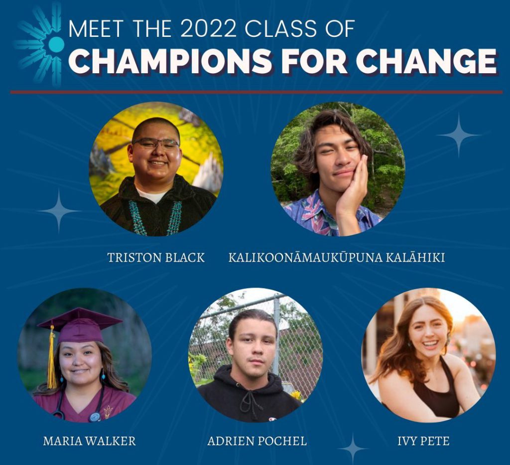 Center for Native American Youth 2022 Champions for Change