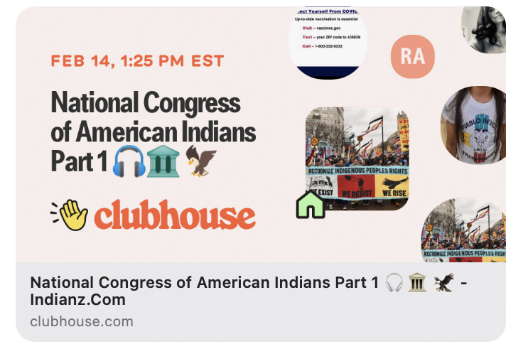 Indianz.Com on Clubhouse