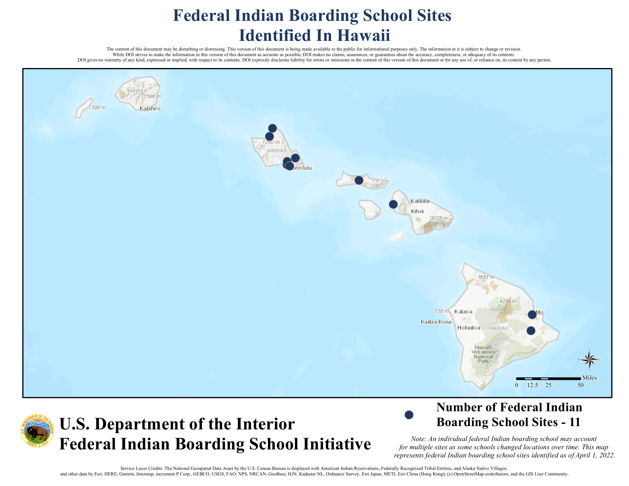 Federal Indian Boarding School Maps