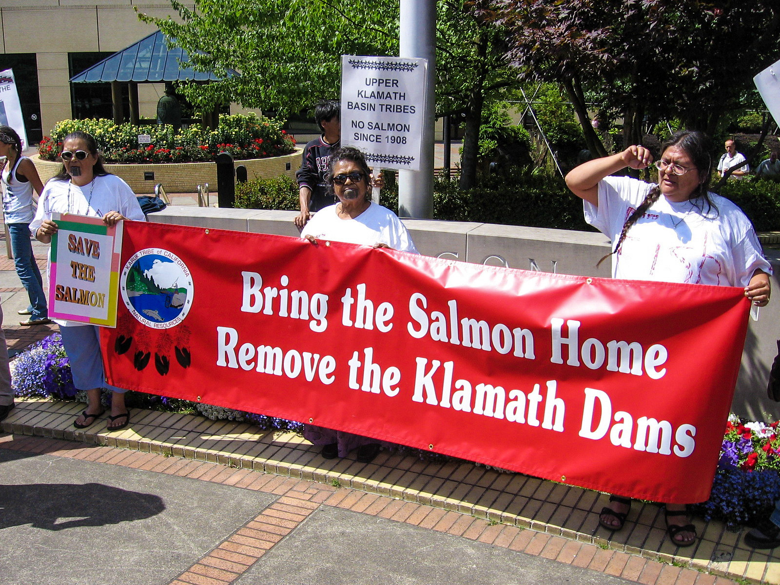 'Bring the Salmon Home. Remove the Klamath Dams'