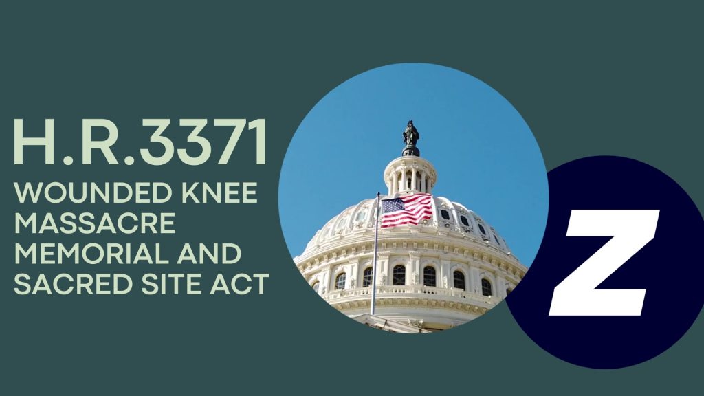H.R.3371 - Wounded Knee Massacre Memorial and Sacred Site Act