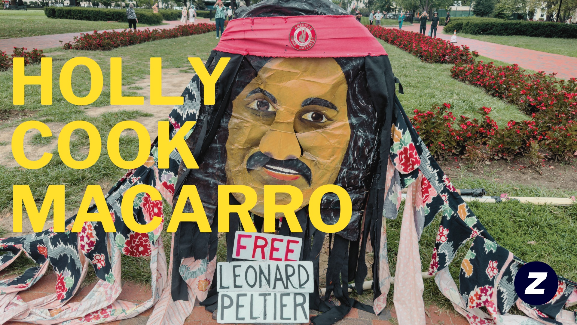 'We are still here': Holly Cook Macarro at White House Rally for Leonard Peltier