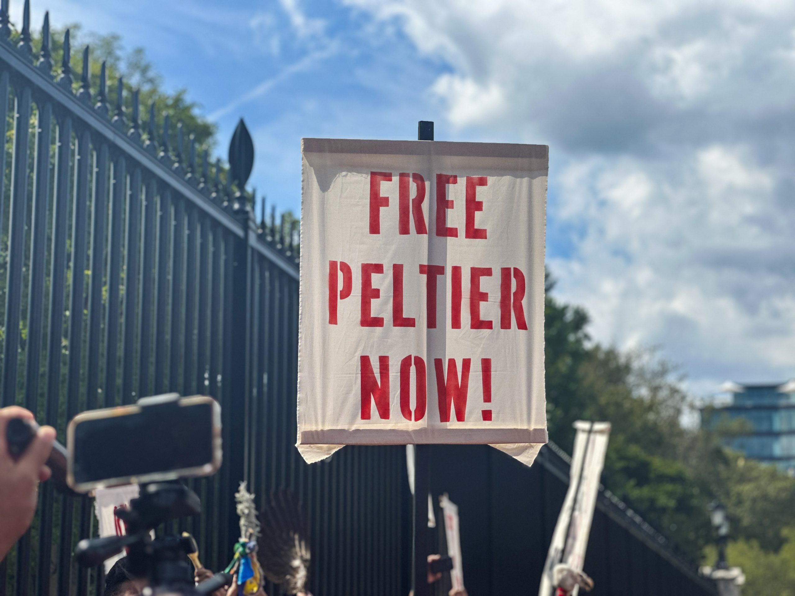 'Free Peltier Now'