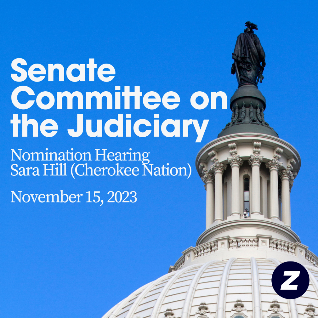Senate Committee on the Judiciary - Nomination Hearing - November 15, 2023