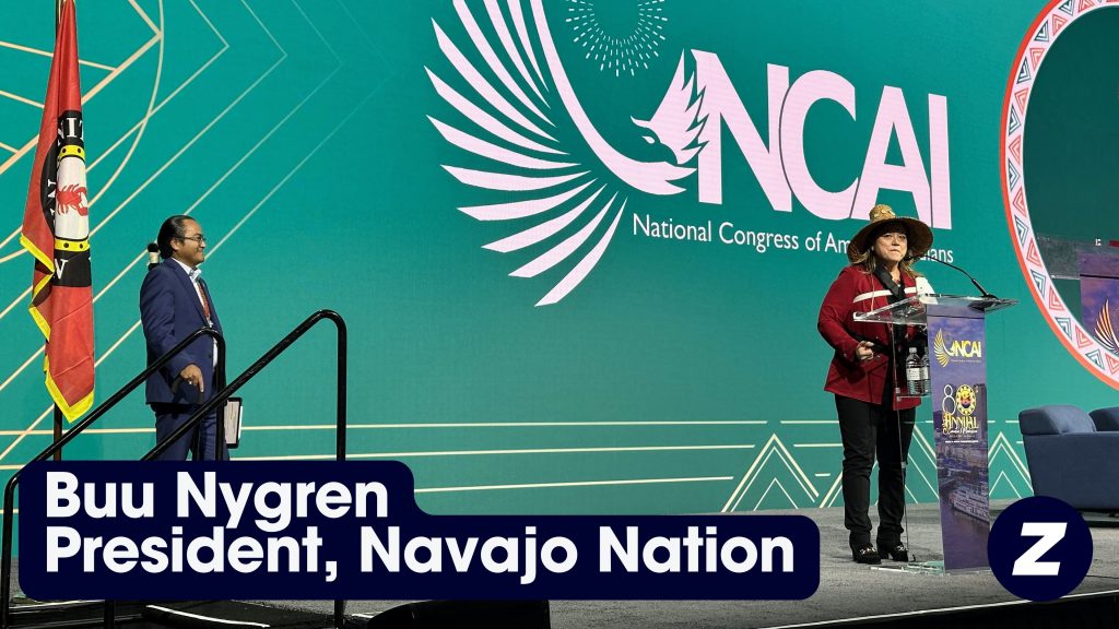 Buu Nygren at National Congress of American Indians