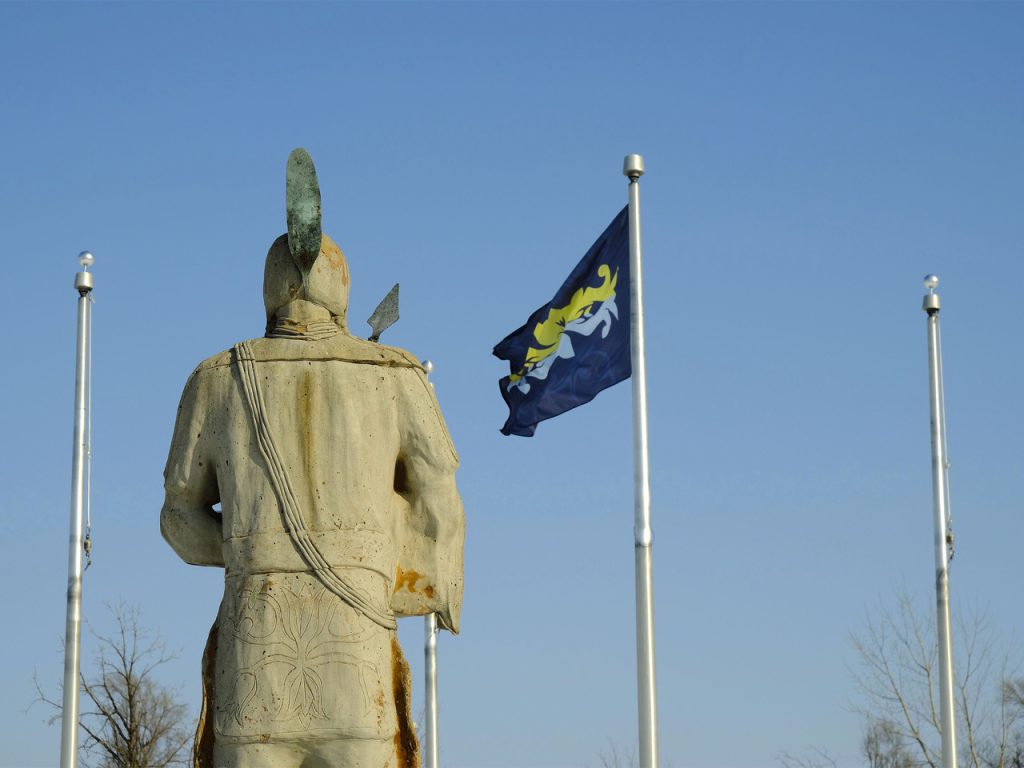 Statue Garden in Winnebago, Nebraska