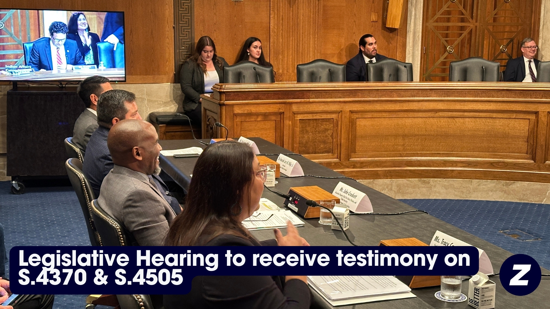 Legislative Hearing to receive testimony on S.4370 & S.4505