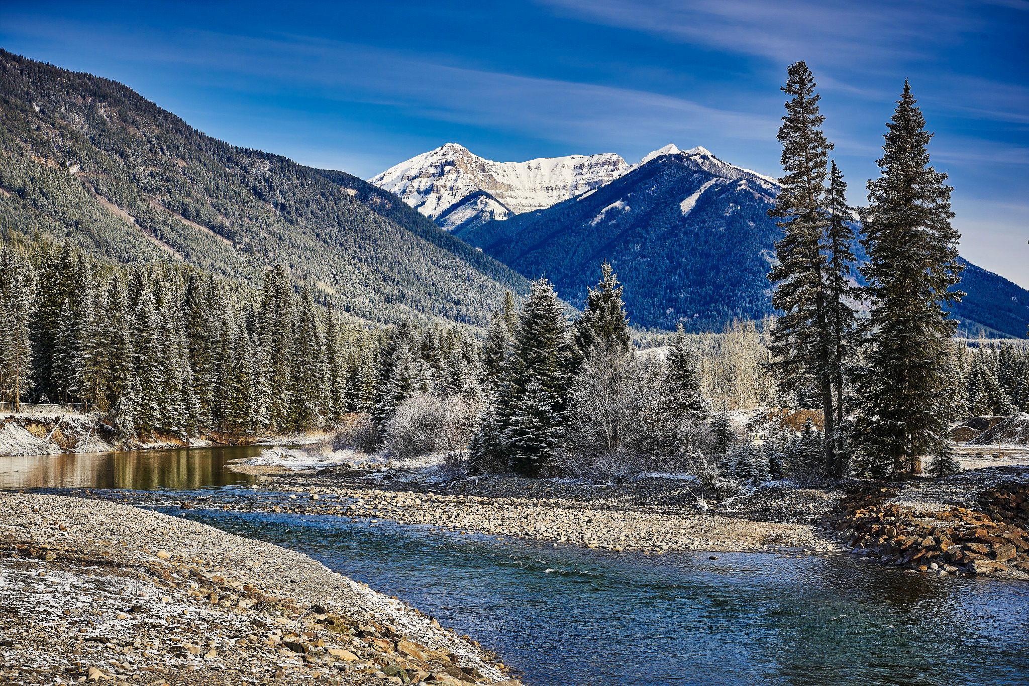 Elk River Valley in British Columbia