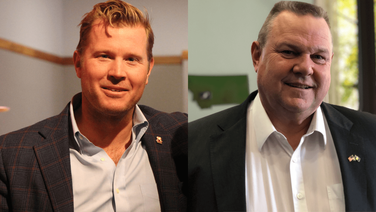 Tim Sheehy and Jon Tester